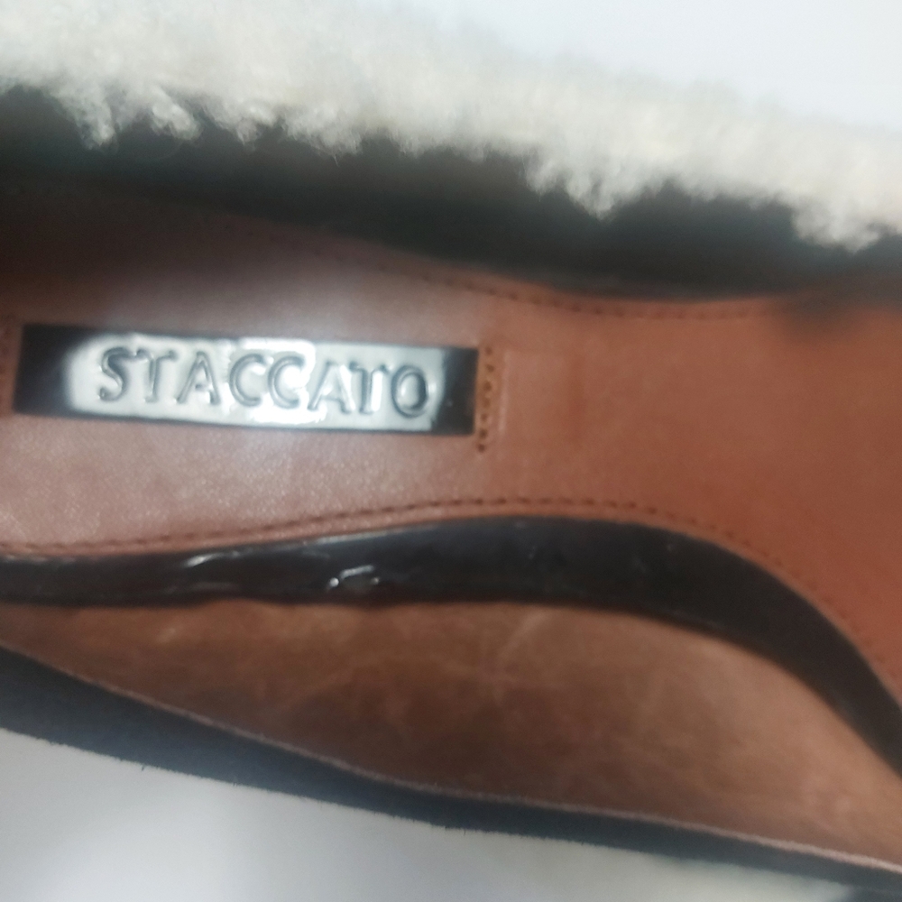 STACCATO Women's Faux Fur Flats Size 9 - Picture 11 of 15